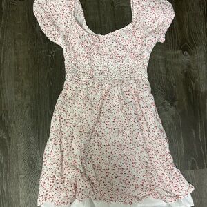 Hollister Pink Floral Mini Dress